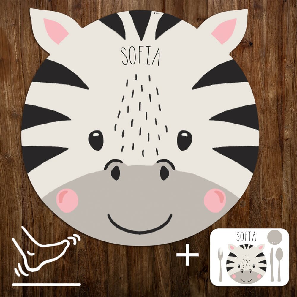 INSPIO Podložka na hranie - Zebra