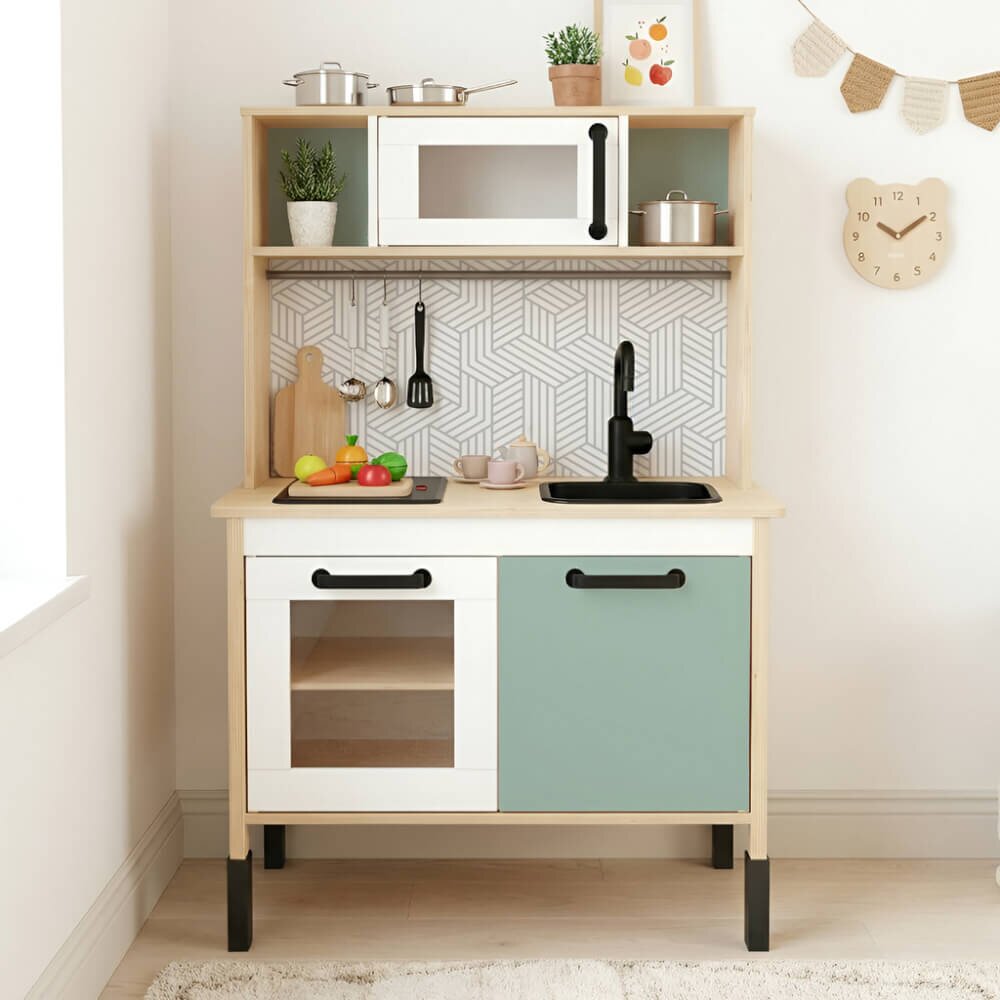 INSPIO Samolepka na detskú kuchynku IKEA DUKTIG – Moderný dizajn