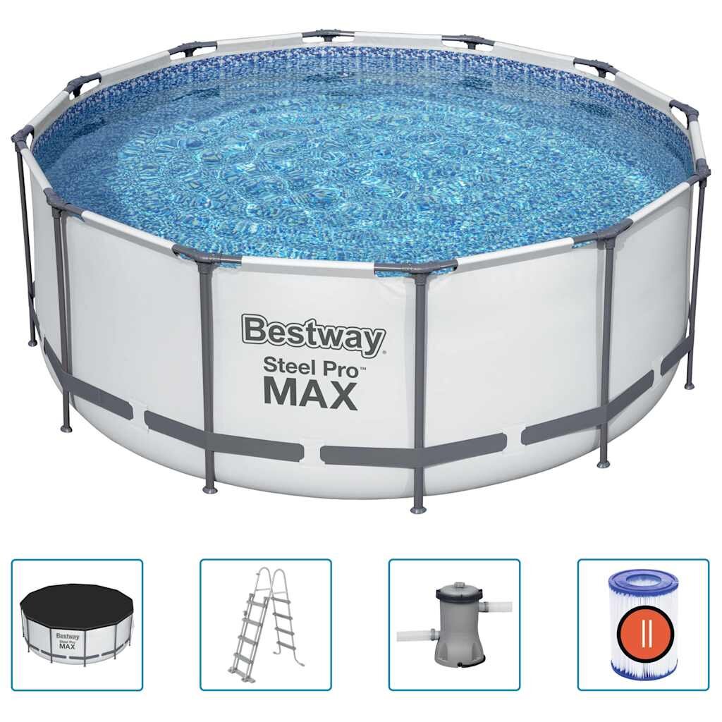 Bestway Steel Pro MAX Bazénová súprava okrúhla 366x122 cm