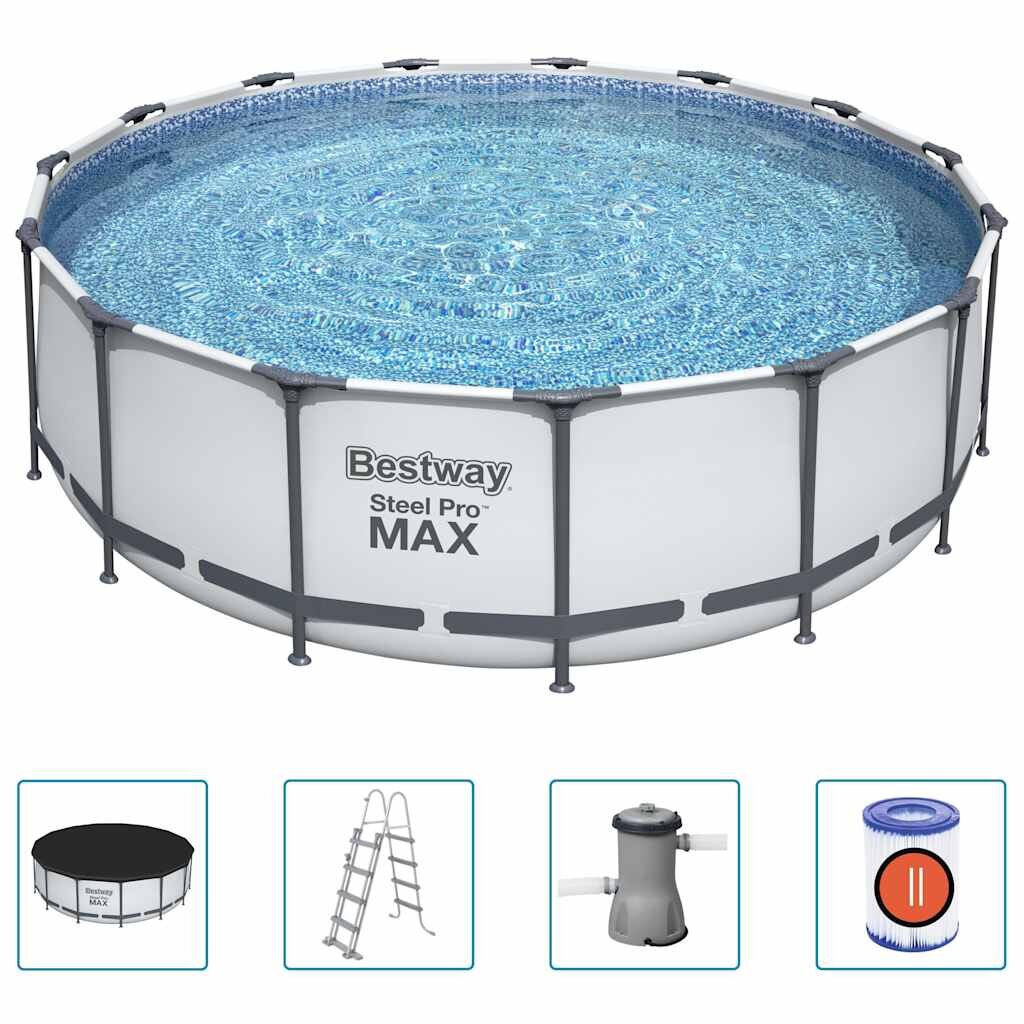 Bestway Steel Pro MAX Bazénová súprava okrúhla 457x122 cm