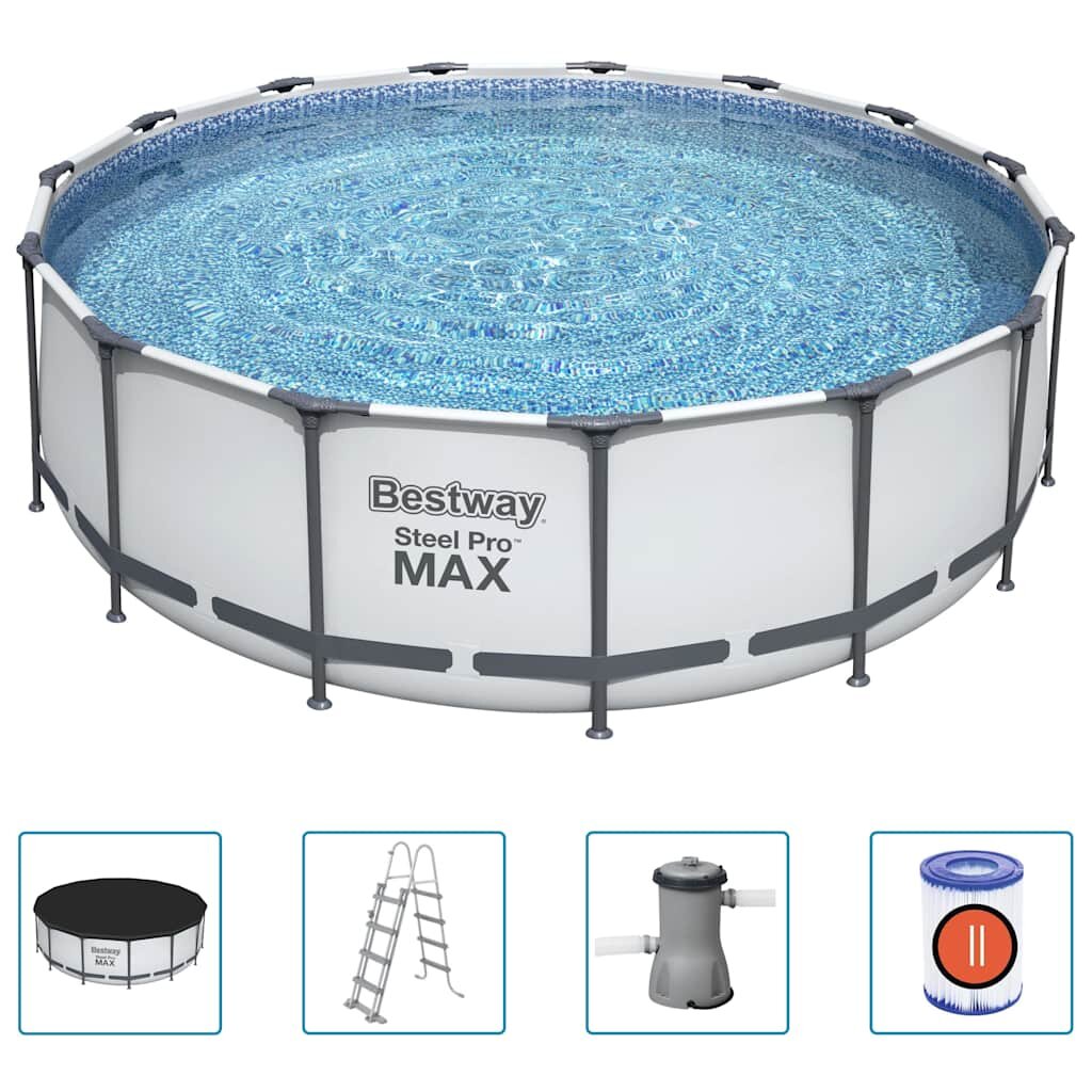 Bestway Steel Pro MAX Bazénová súprava okrúhla 457x122 cm