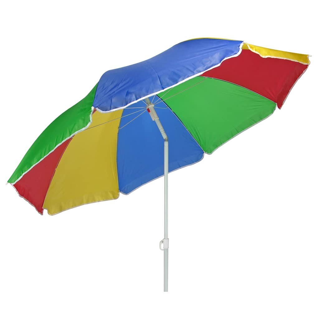 HI Plážový slnečník 150 cm viacfarebný