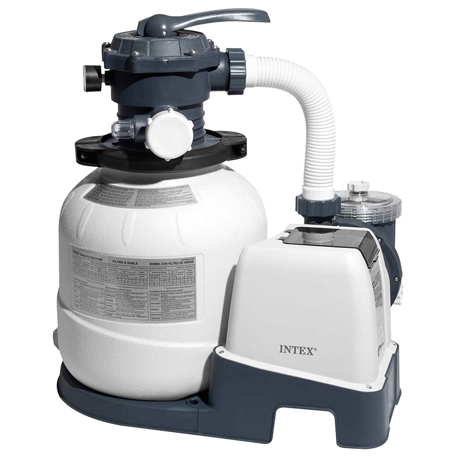 INTEX 26656GS Krystal Clear Piesočná filtrácia WiFi 7.9 m³/h 32000 L