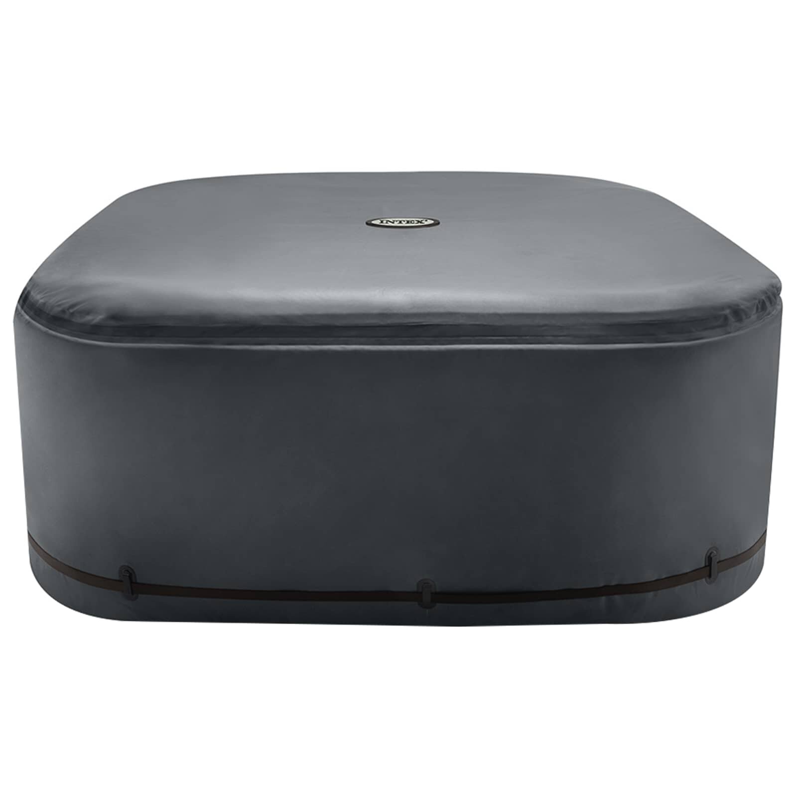 INTEX Kryt pre vírivku Tmavosivá 175 x 175 x 72 cm PVC a PU