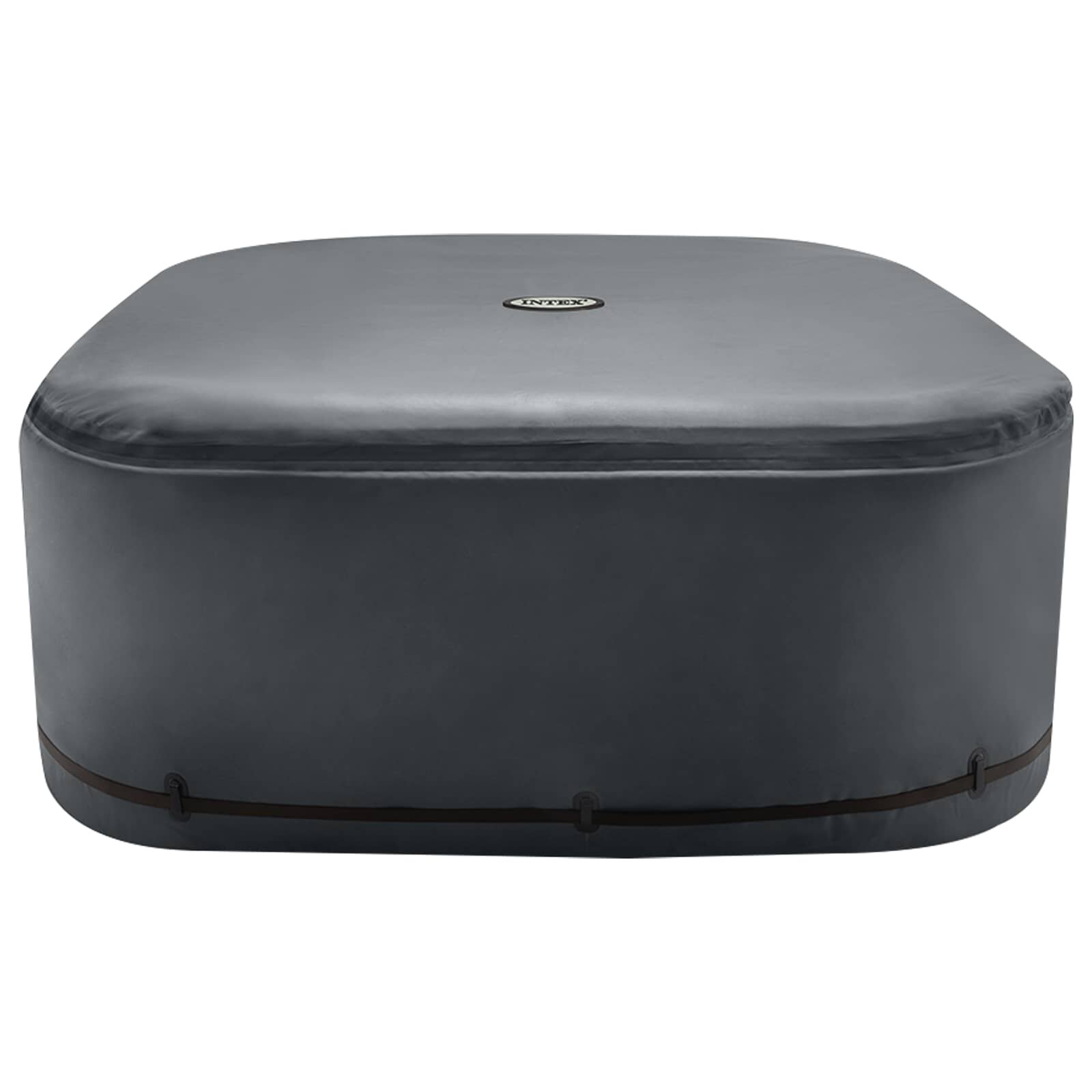 INTEX Kryt pre vírivku Tmavosivá 196 x 196 x 72 cm PVC a PU