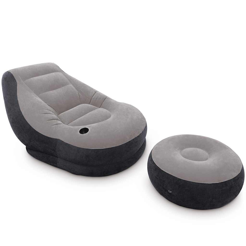 INTEX Nafukovacie kreslo s podnožkou Ultra Lounge Relax 68564NP