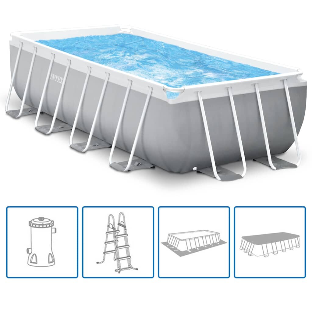 INTEX Prism Frame Bazénová sada obdĺžnik 488x244x107 cm 26792GN