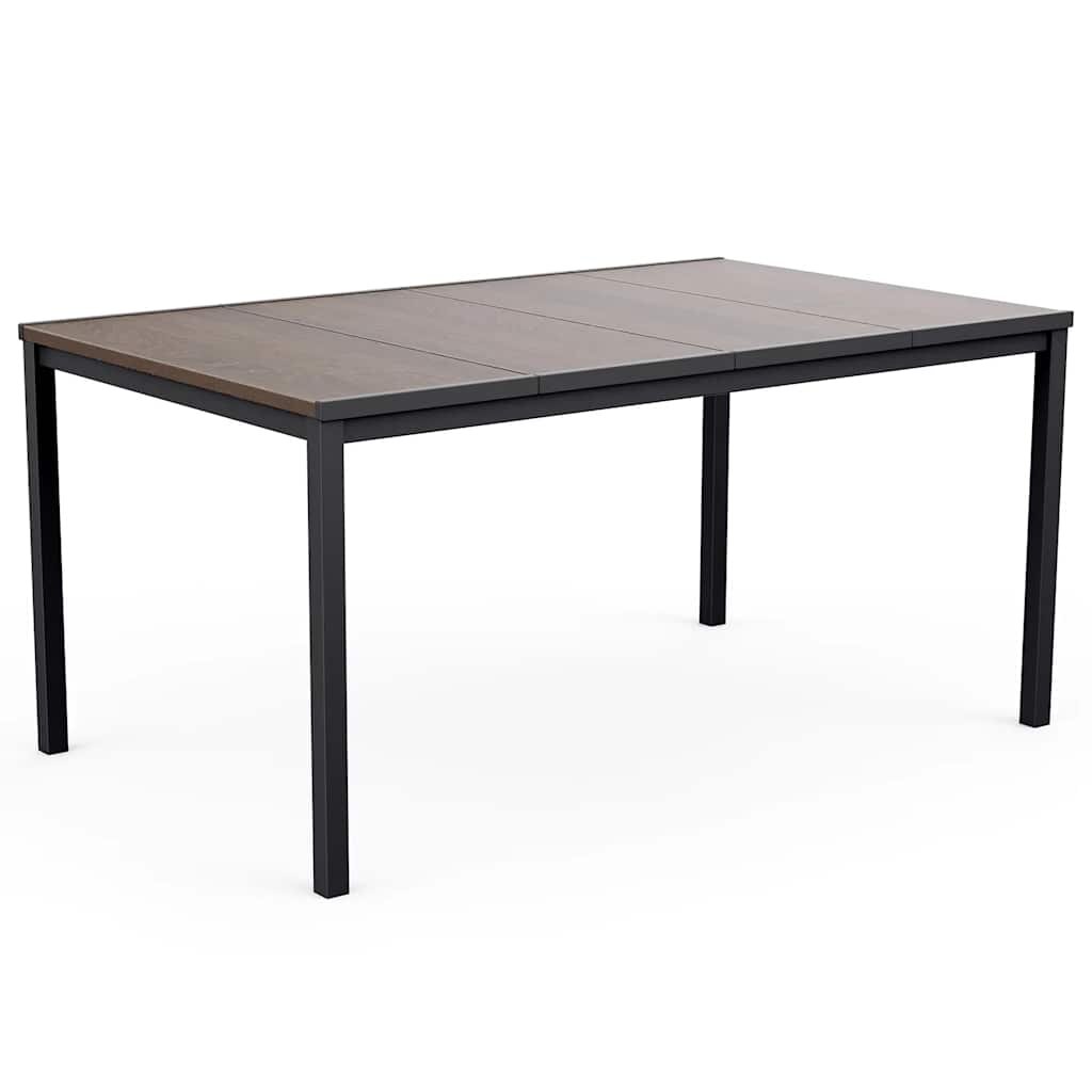 Keter Stôl Signature Porto 160 cm - jaseňové drevo a čierna oceľ