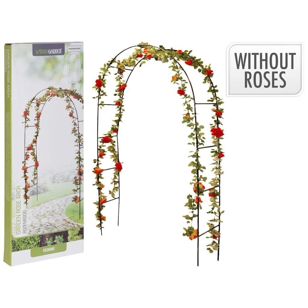 ProGarden Pergola na ruže s kovovým rámom 13 mm