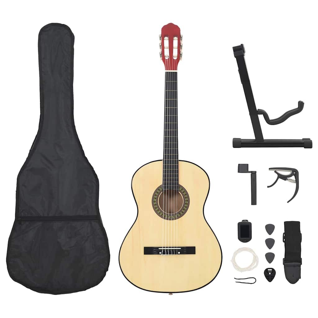 vidaXL 12-dielna klasická gitarová sada pre začiatočníkov 4/4 39