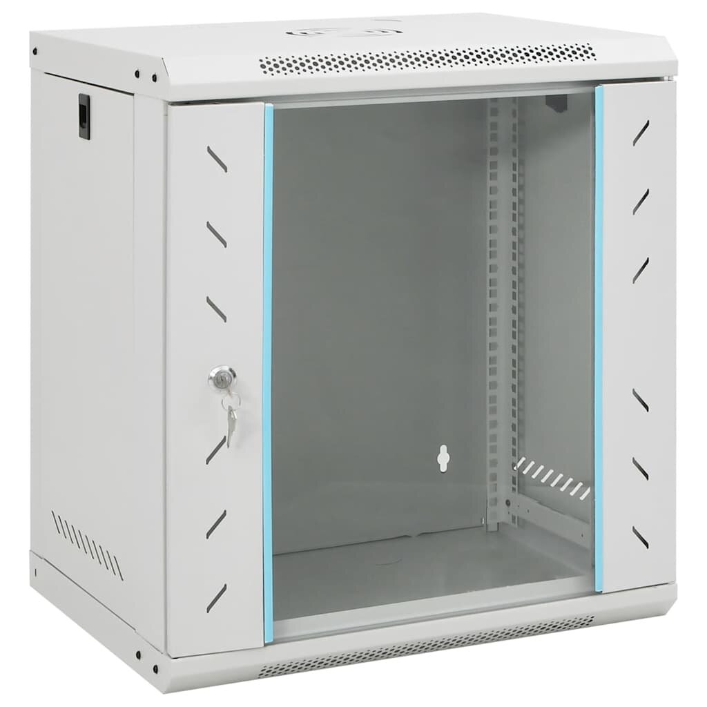 vidaXL 12U Nástenná serverová skriňa 19" IP20 53x40x60 cm