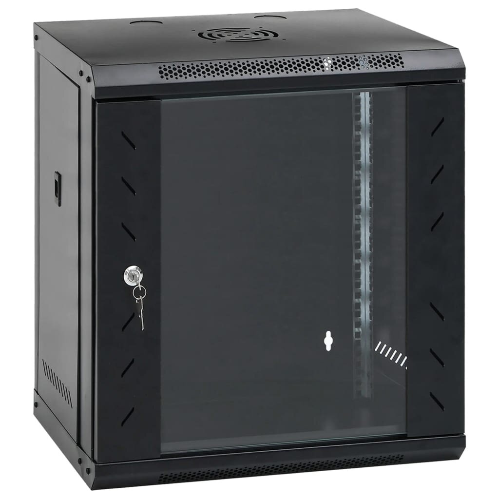 vidaXL 12U Nástenná serverová skriňa 19" IP20 53x40x60 cm