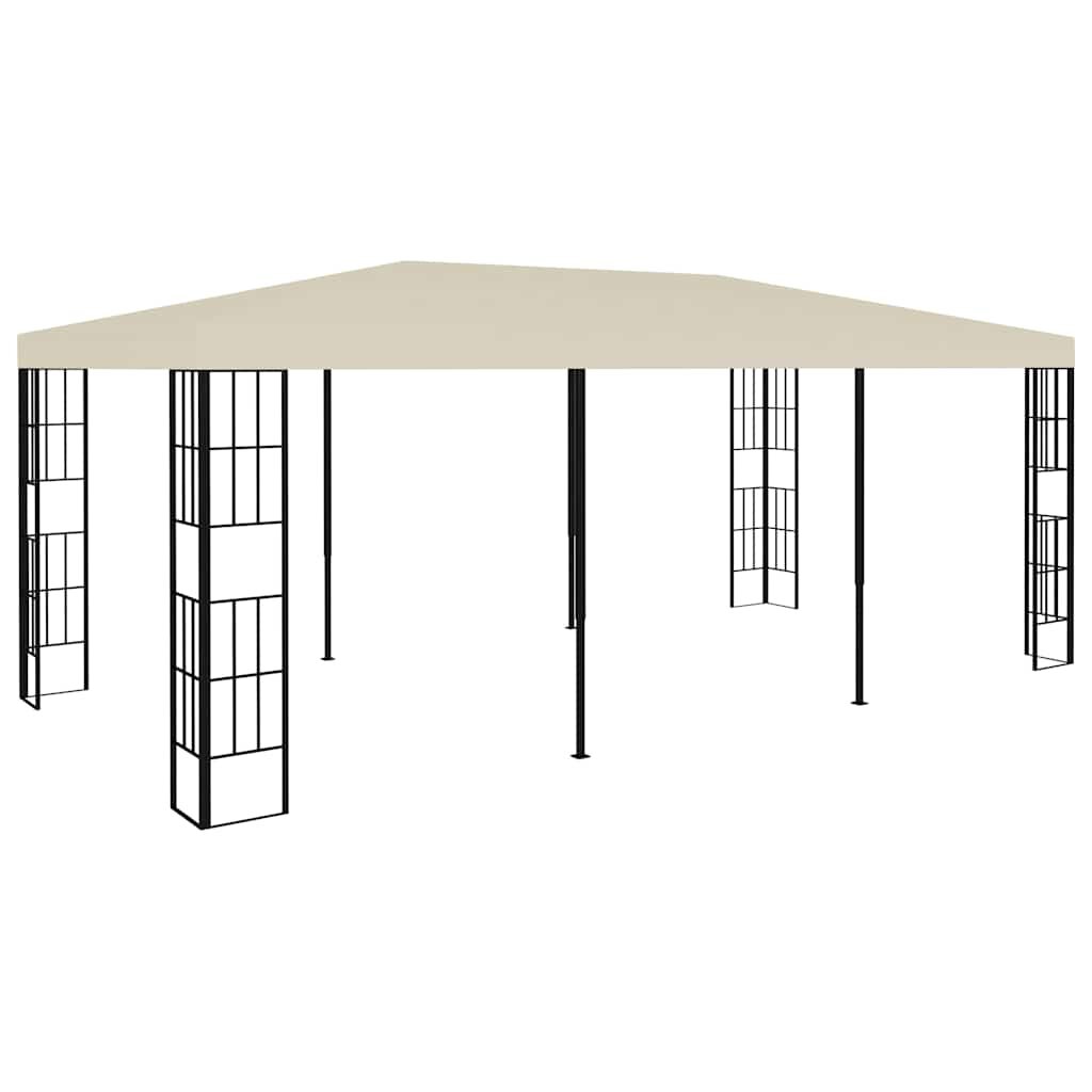vidaXL Altánok krémový 3x6 m