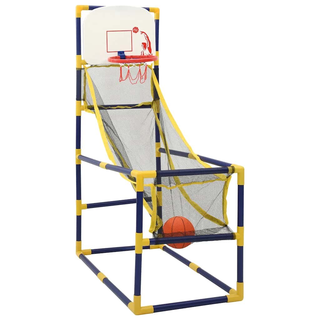 vidaXL Arkádová basketbalová herná sada s loptou a pumpou 45x86x127 cm