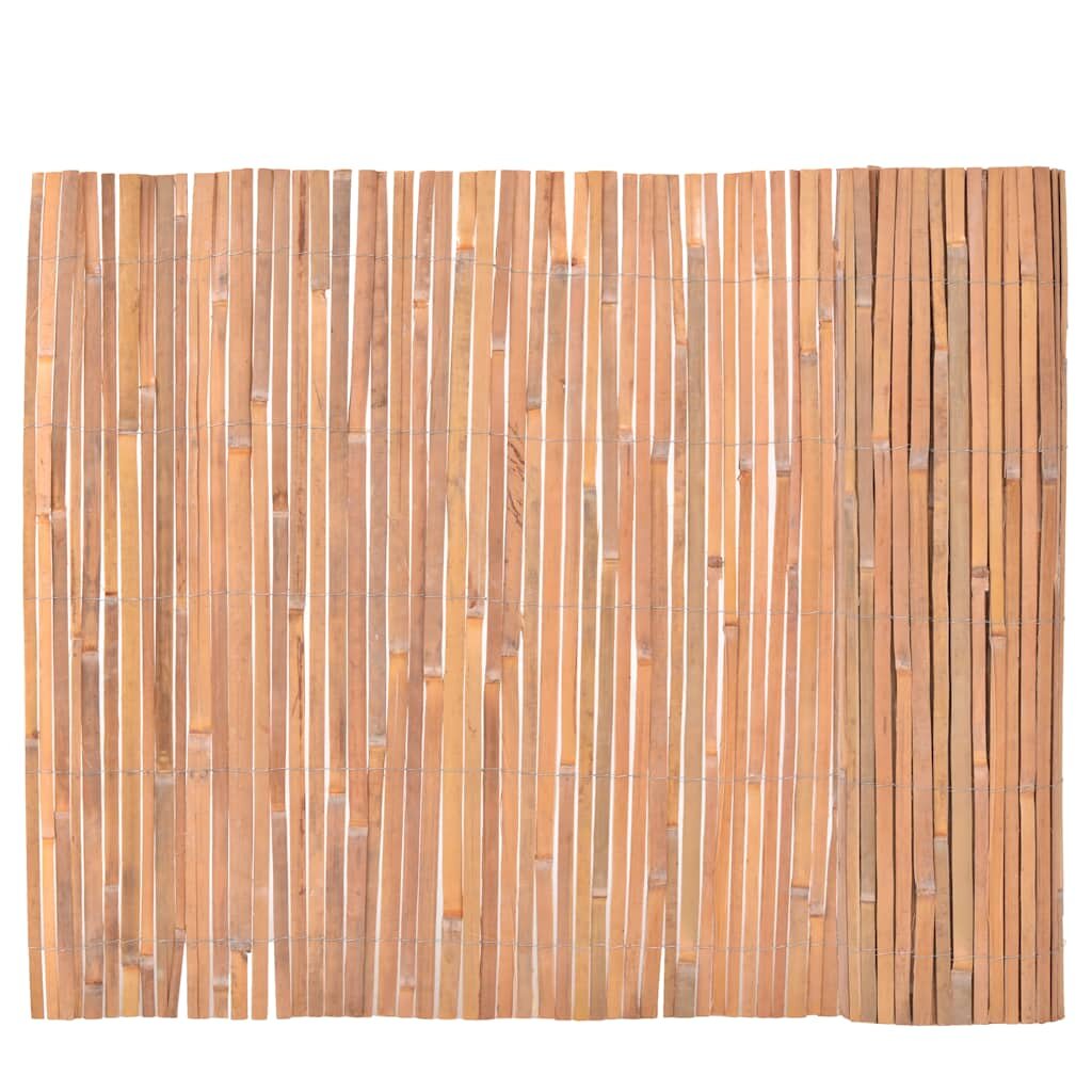 vidaXL Bambusový plot 100x400 cm