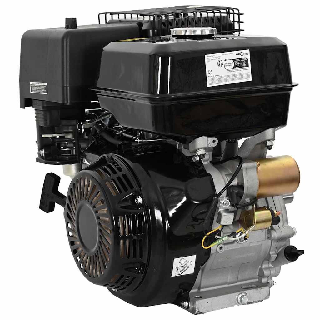 vidaXL Benzínový motor 15 HP 11 kW čierny