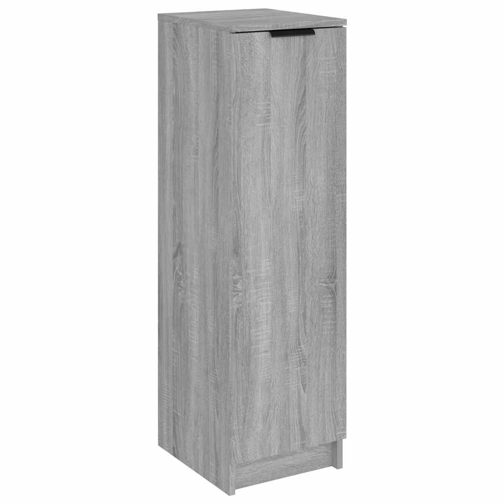 vidaXL Botník sivý dub sonoma 30x35x100 cm spracované drevo