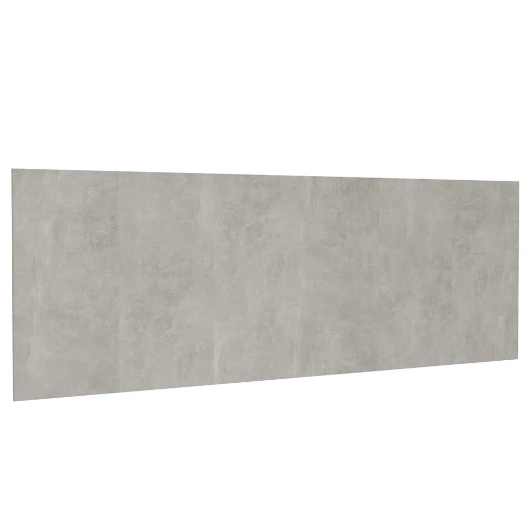 vidaXL Čelo postele betónové sivé 240x15x80 cm spracované drevo