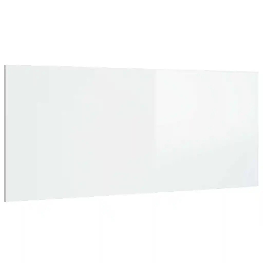 vidaXL Čelo postele lesklé biele 200x15x80 cm spracované drevo