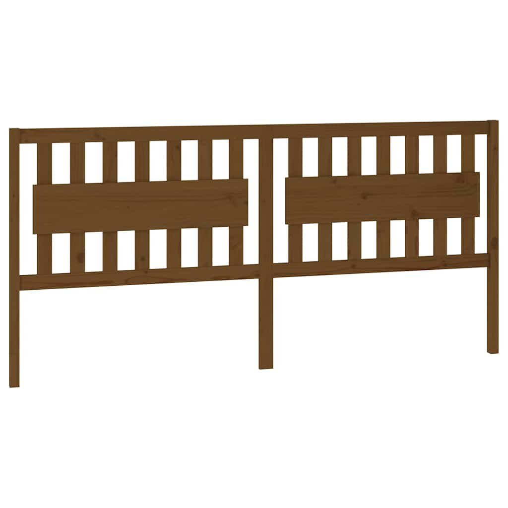 vidaXL Čelo postele medovo-hnedé 2055x4x100 cm masívna borovica