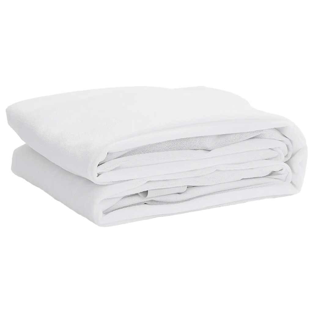 vidaXL Chránič matraca biela 200x220 cm vodeodolné