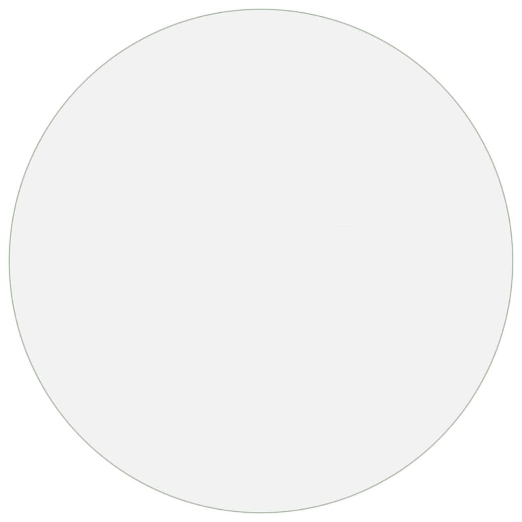 vidaXL Chránič na stôl priehľadný Ø 80 cm 2 mm PVC