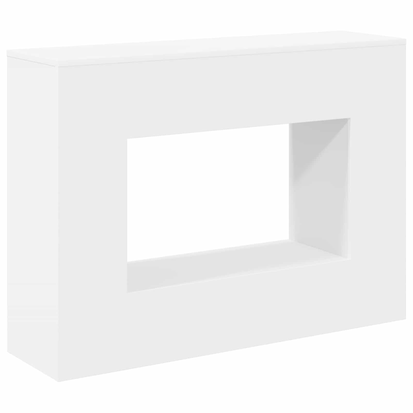 vidaXL Console Table Biela 101 x 29 x 74 cm Kompozitné drevo
