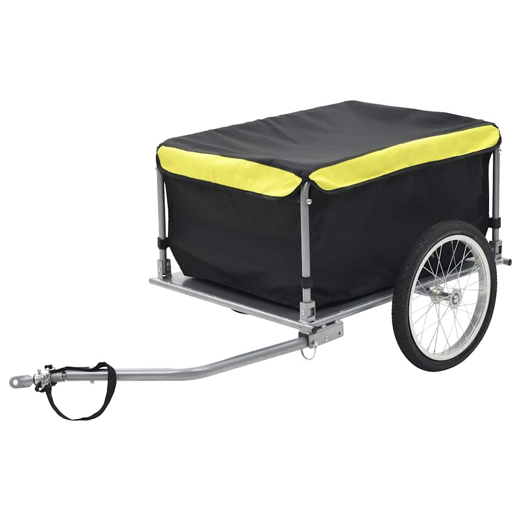 vidaXL Cyklovozík čierno žltý 65 kg