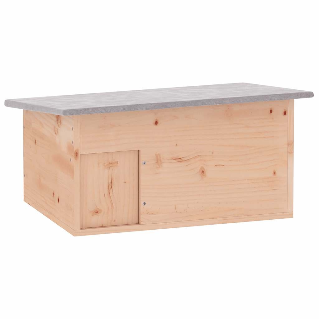 vidaXL Dom pre ježkov 45x33x22x cm Drevo