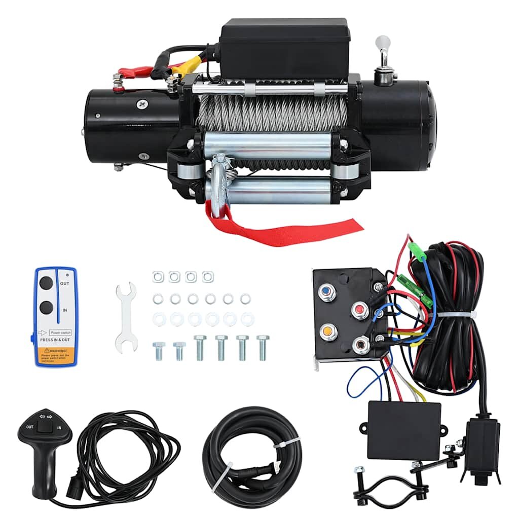 vidaXL Elektrický navijak 12 V 5909 kg