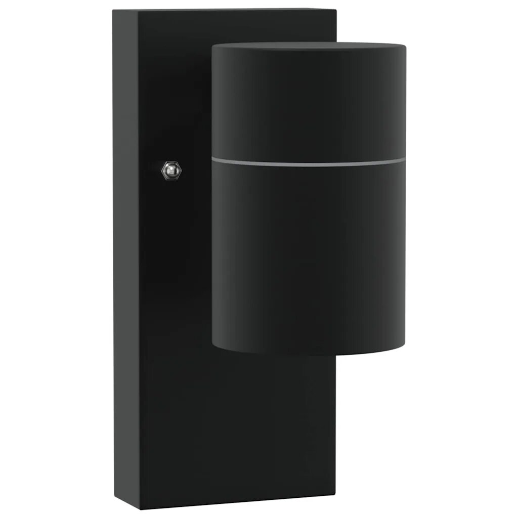 vidaXL Exteriérové nástenné svietidlo Čierna 65 x 105 x 16 cm