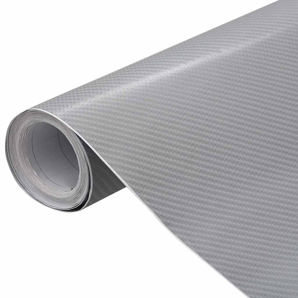 vidaXL Fólia na automobily 2 ks 4D strieborná 100x150 cm