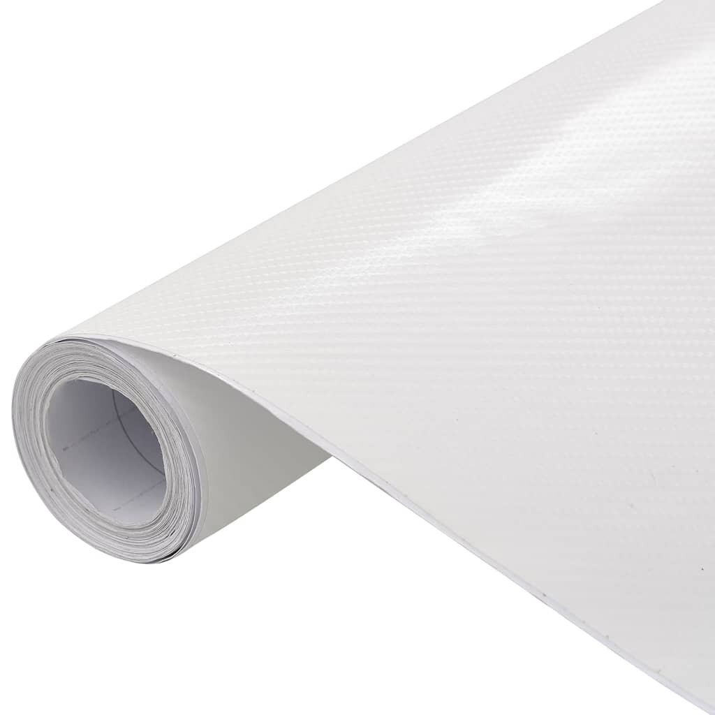 vidaXL Fólia na automobily 4D biela 100x150 cm
