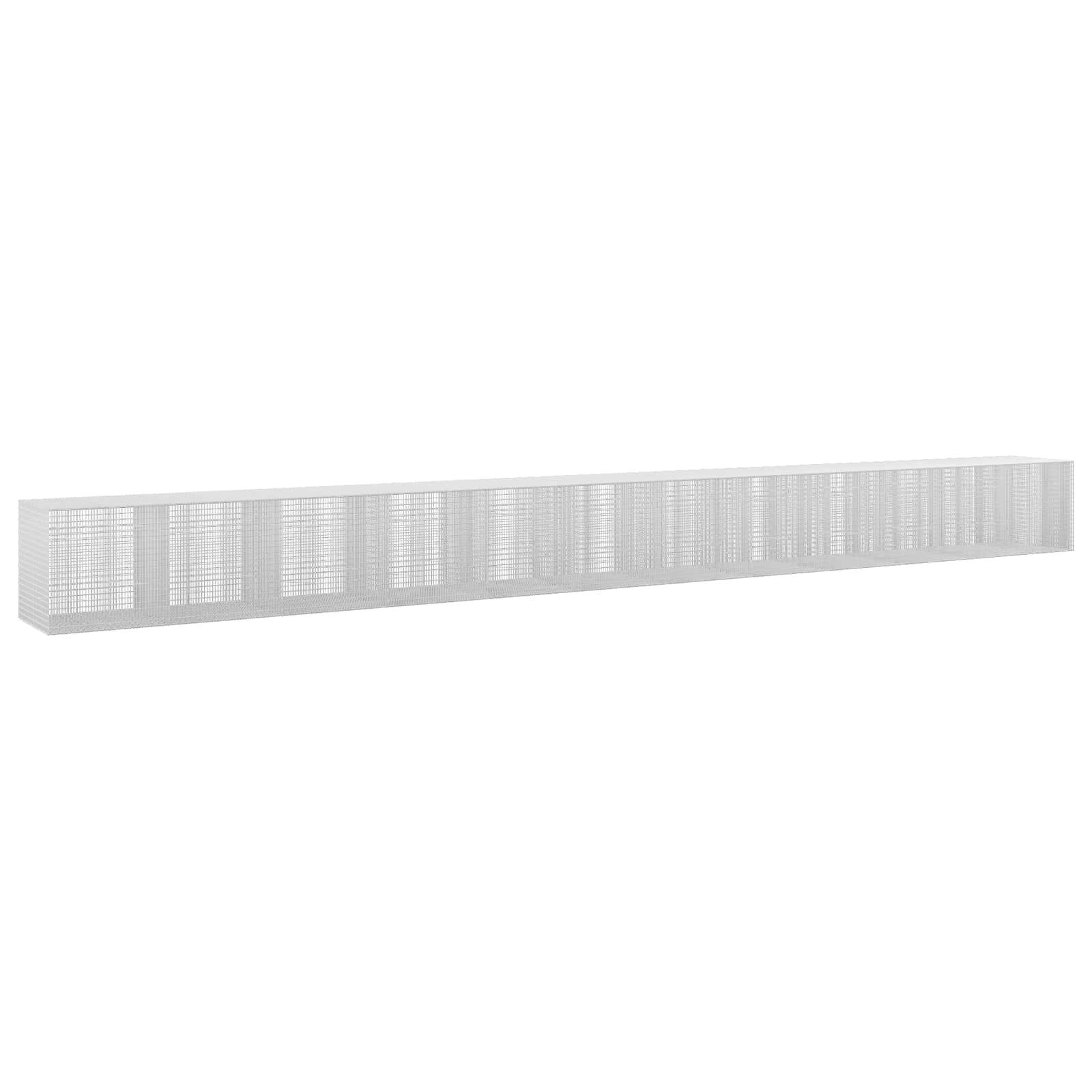 vidaXL Gabión s drôtom 35 mm a sieťou 5x25 cm 1150x100x100 cm