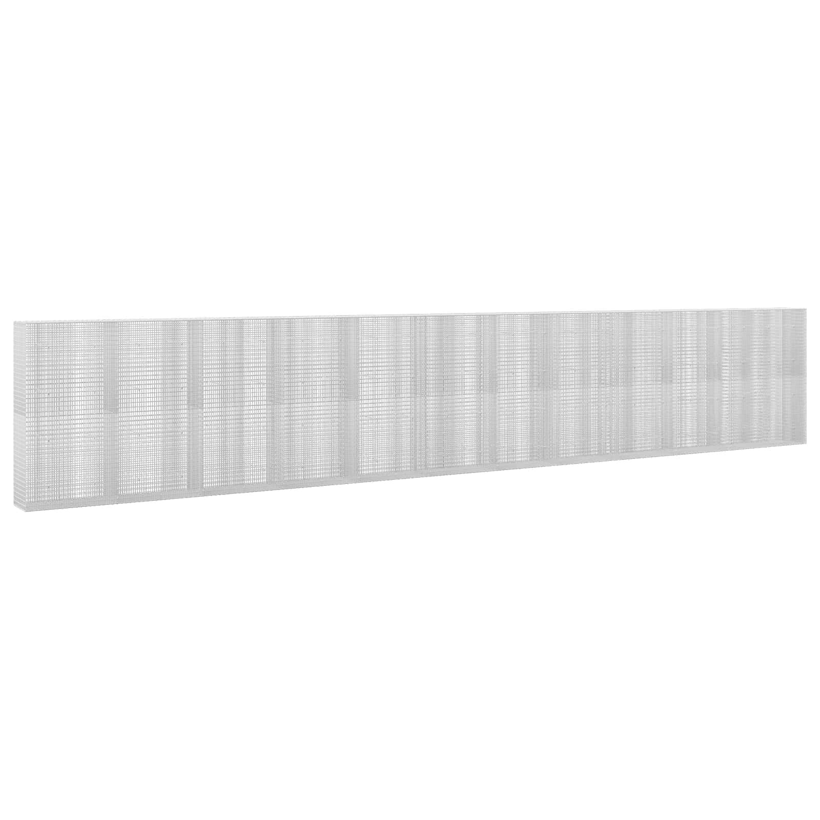 vidaXL Gabión s drôtom 35 mm a sieťou 5x25 cm 1150x50x200 cm
