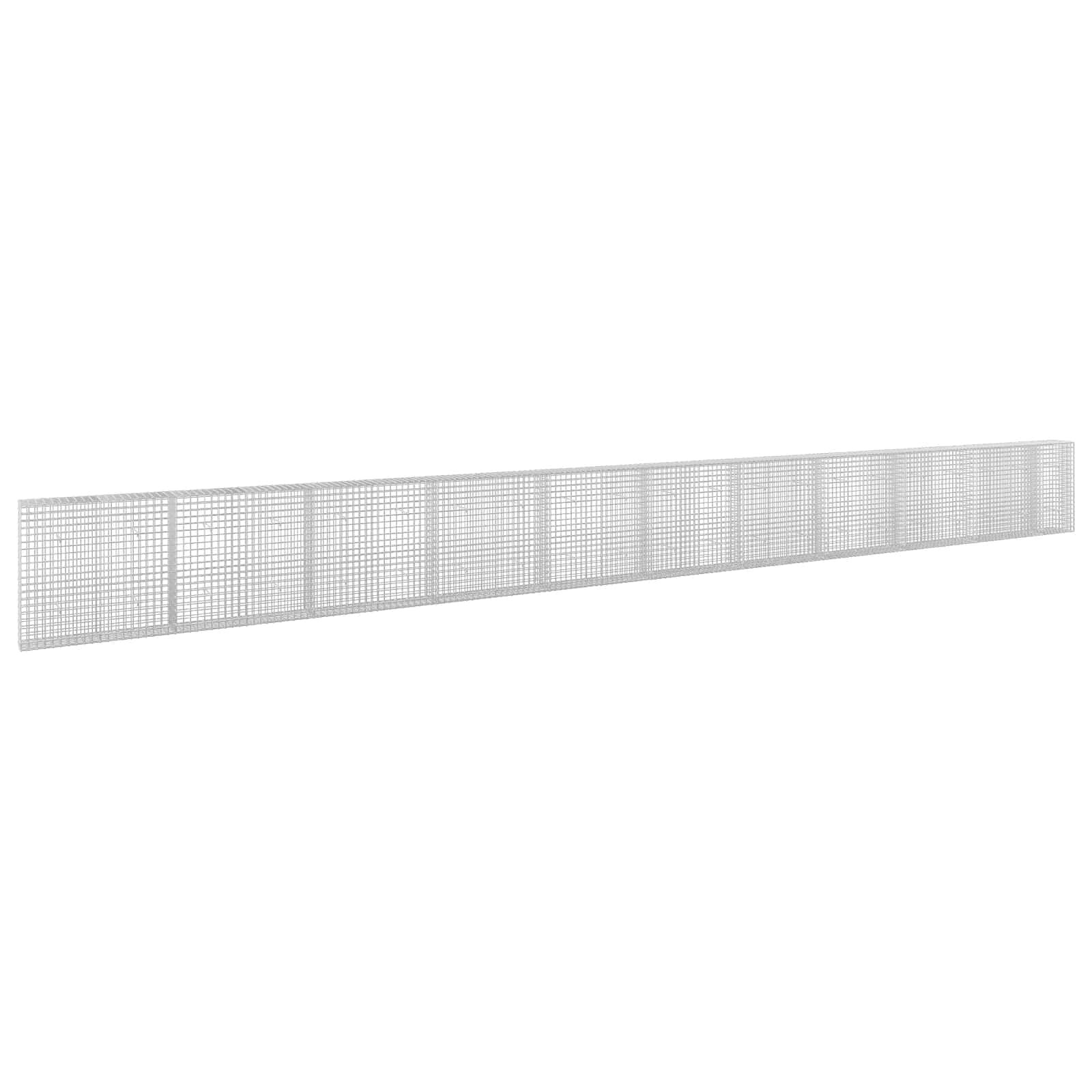 vidaXL Gabión s drôtom 35 mm a sieťou 5x5 cm 1050x30x100 cm