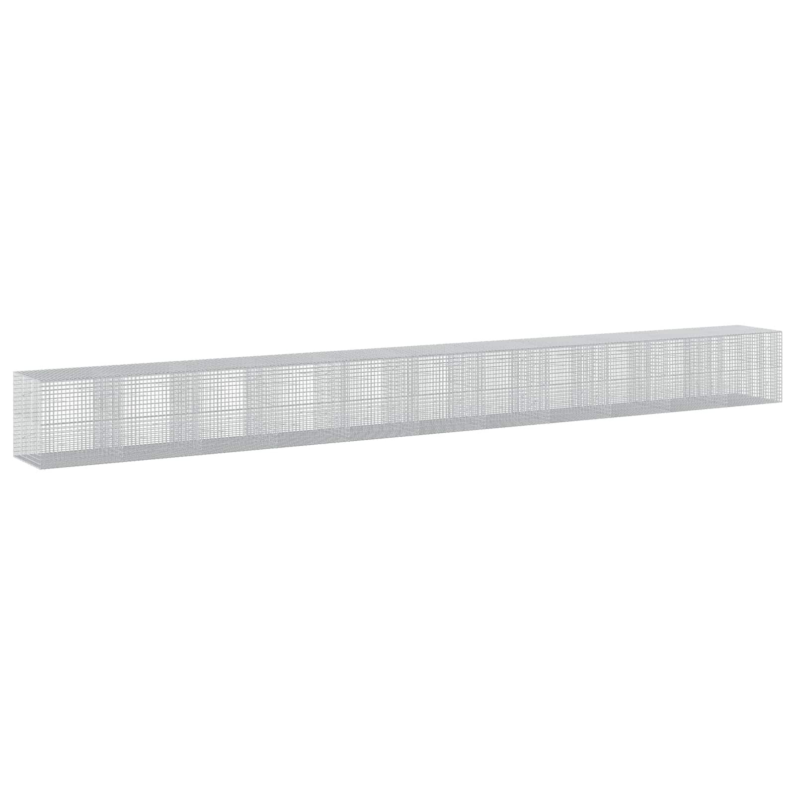 vidaXL Gabión s drôtom 35 mm a sieťou 5x5 cm 1100x100x100 cm