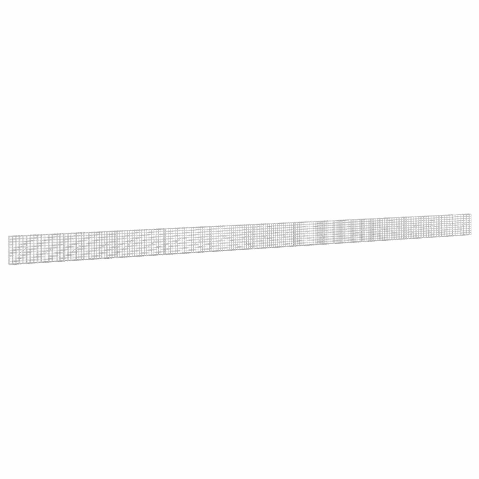 vidaXL Gabión s drôtom 35 mm a sieťou 5x5 cm 1100x10x50 cm