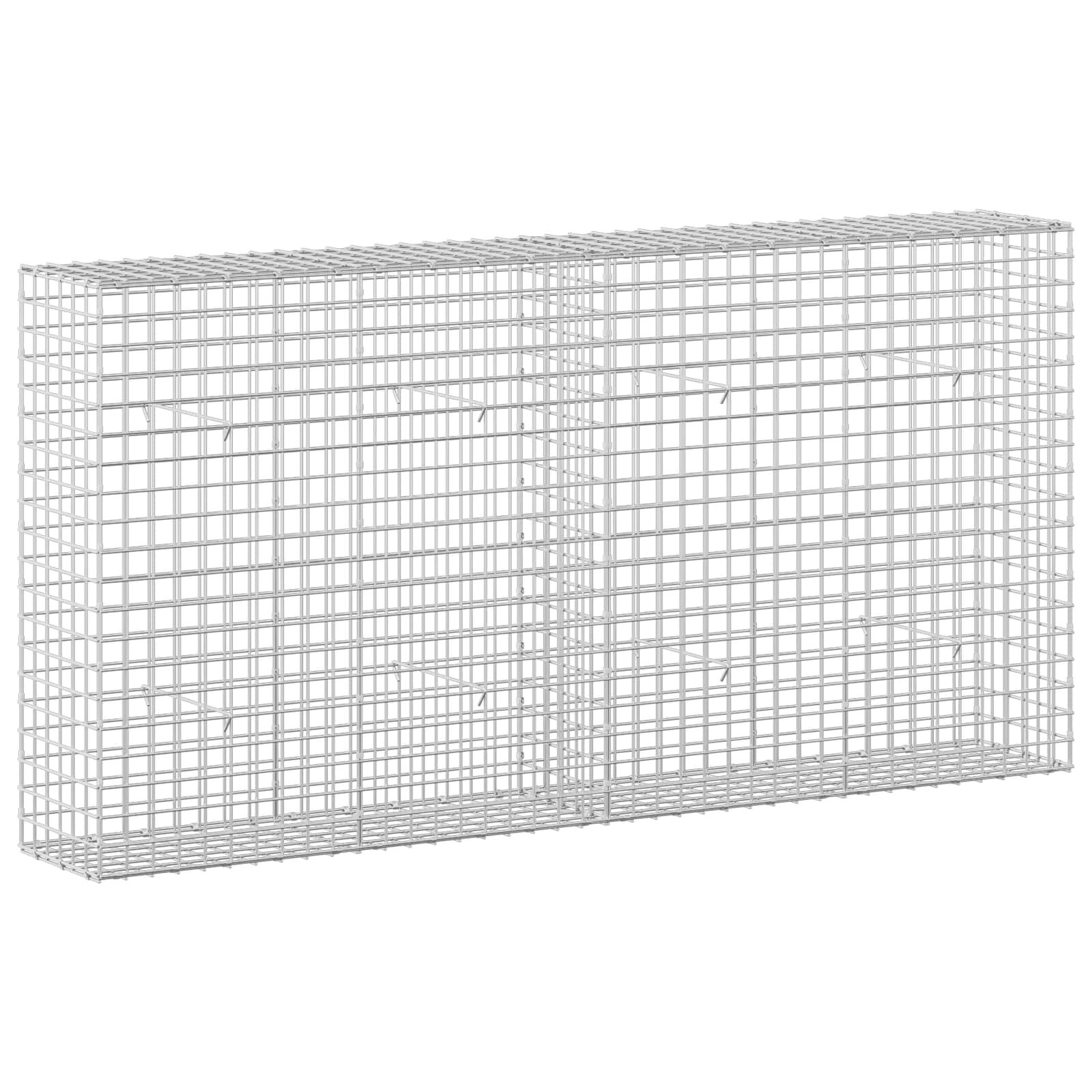 vidaXL Gabión s drôtom 35 mm a sieťou 5x5 cm 200x30x100 cm