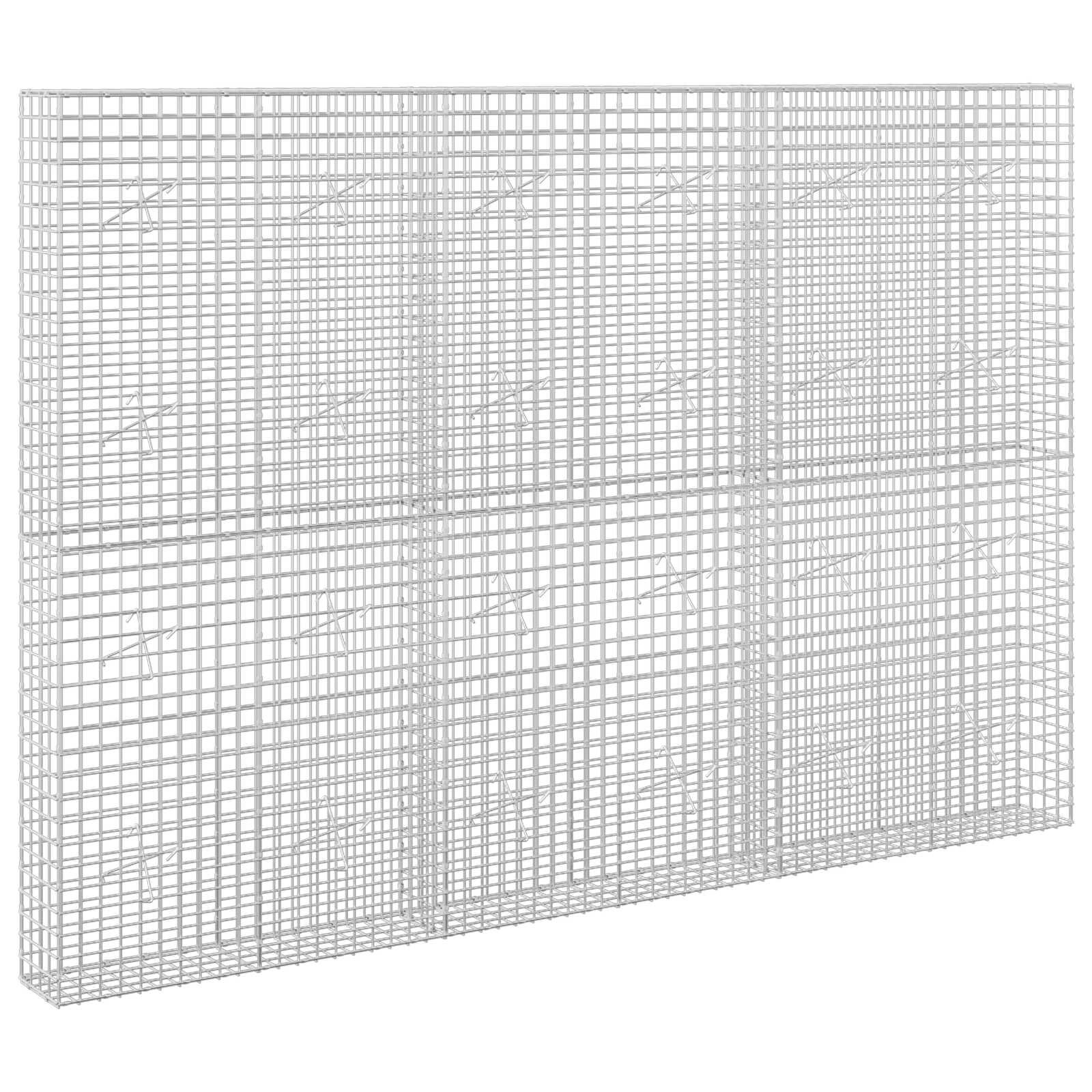 vidaXL Gabión s drôtom 35 mm a sieťou 5x5 cm 300x20x200 cm