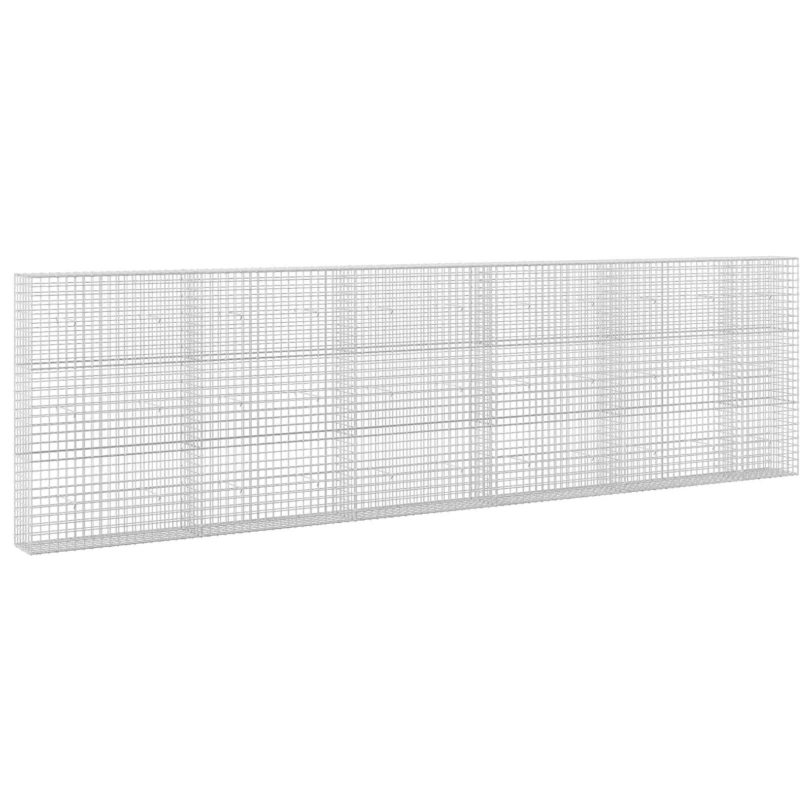 vidaXL Gabión s drôtom 35 mm a sieťou 5x5 cm 550x30x150 cm