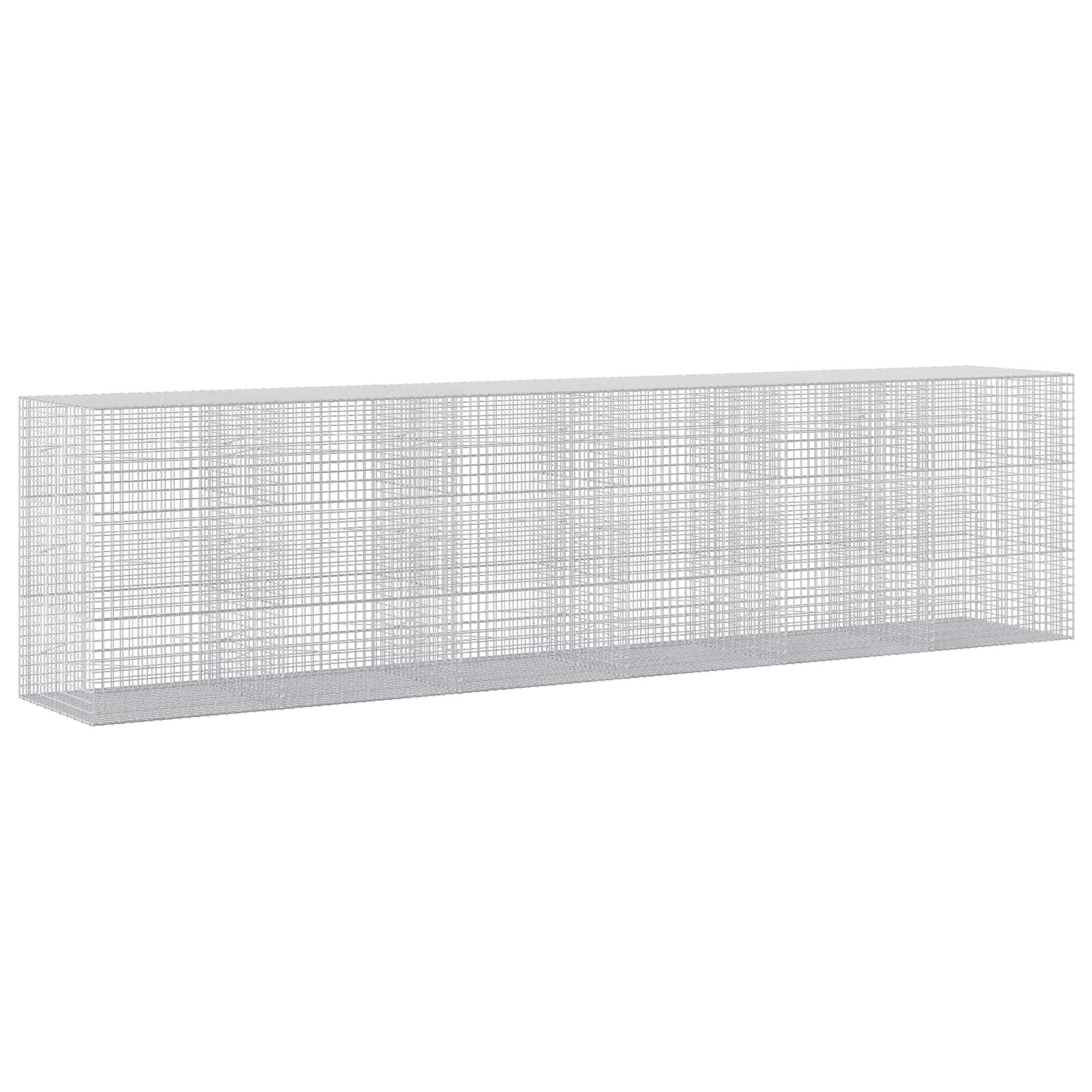 vidaXL Gabión s drôtom 35 mm a sieťou 5x5 cm 600x100x150 cm