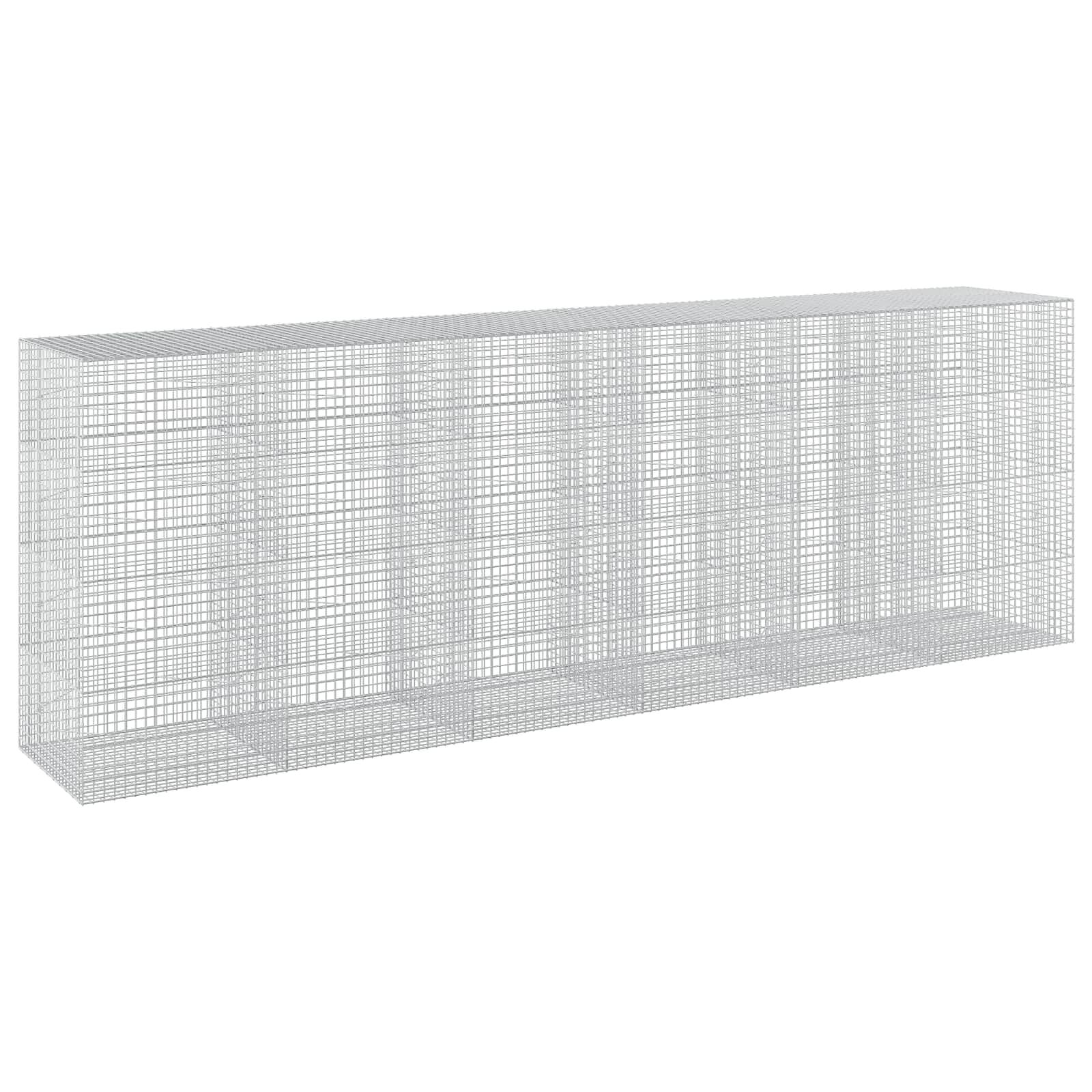 vidaXL Gabión s drôtom 35 mm a sieťou 5x5 cm 600x100x200 cm