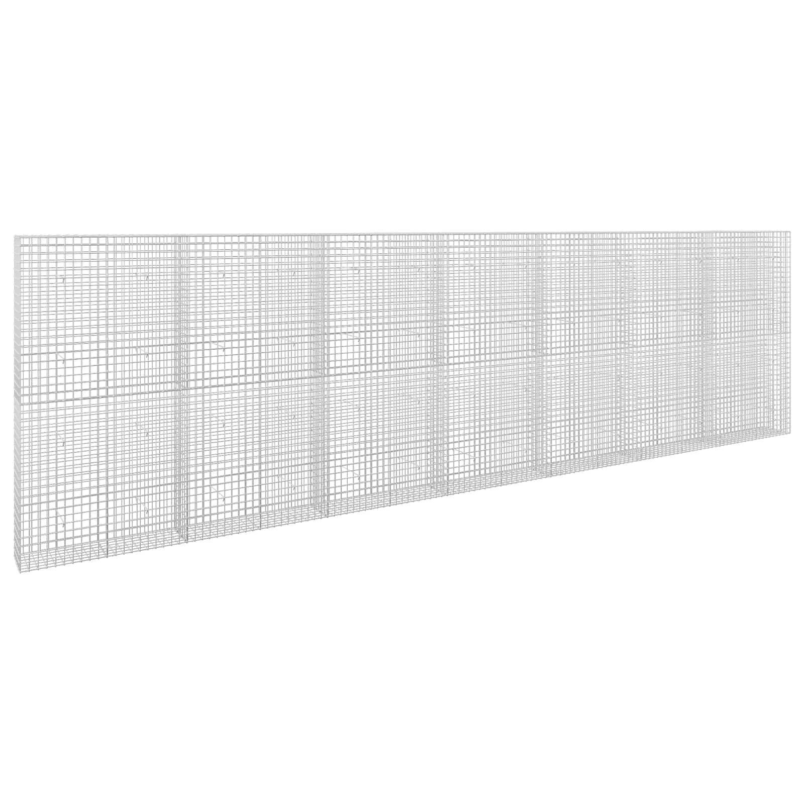 vidaXL Gabión s drôtom 35 mm a sieťou 5x5 cm 700x30x200 cm
