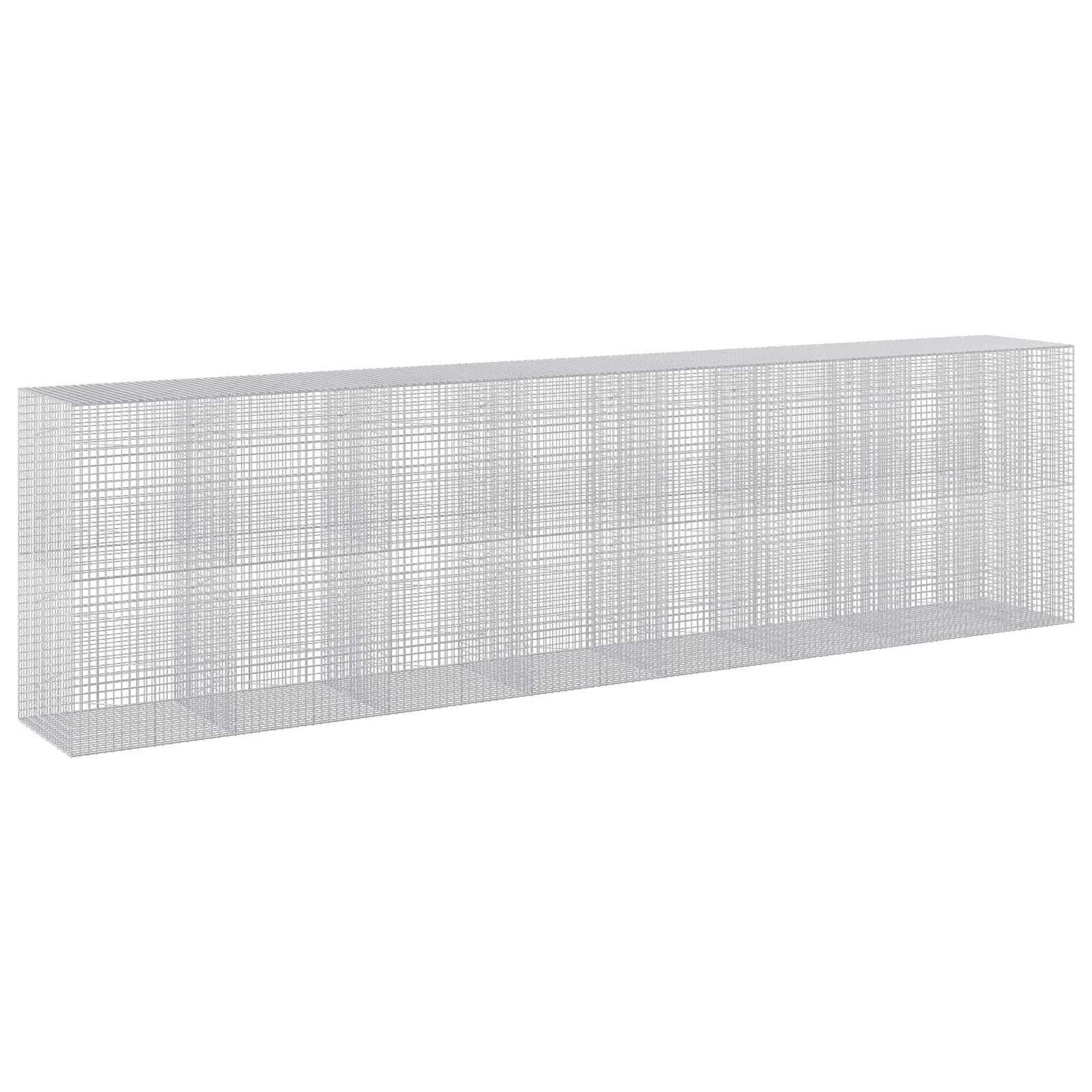 vidaXL Gabión s drôtom 35 mm a sieťou 5x5 cm 750x100x200 cm