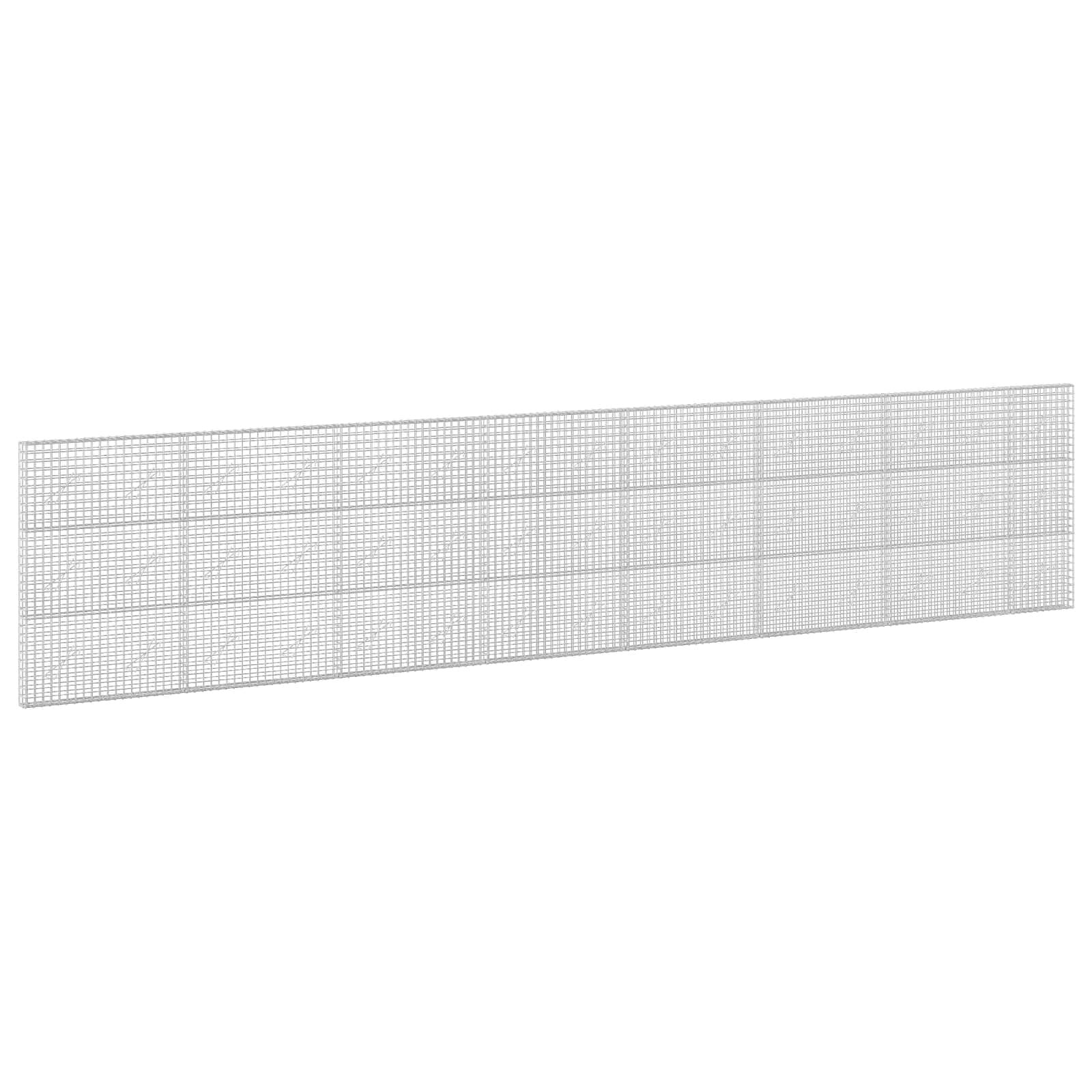 vidaXL Gabión s drôtom 35 mm a sieťou 5x5 cm 750x10x150 cm