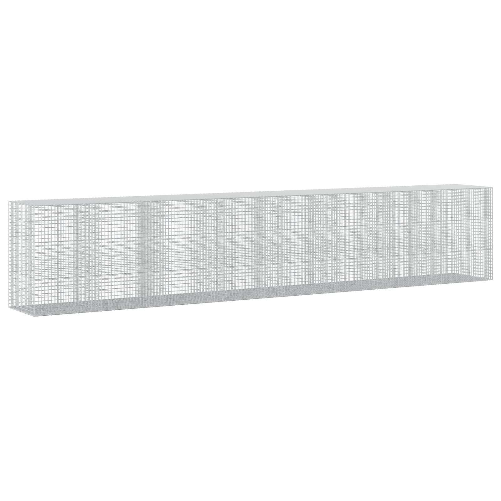 vidaXL Gabión s drôtom 35 mm a sieťou 5x5 cm 800x100x150 cm