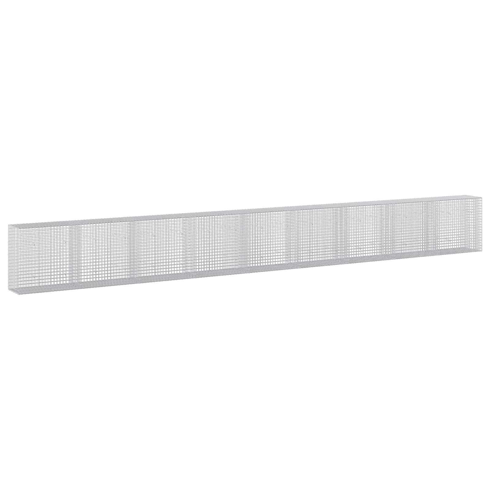 vidaXL Gabión s drôtom 35 mm a sieťou 5x5 cm 900x50x100 cm