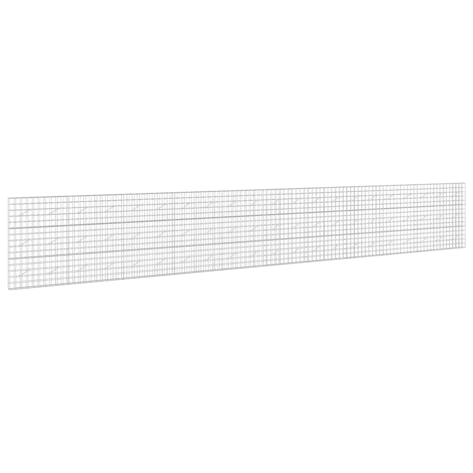 vidaXL Gabión s drôtom 5 mm a sieťou 10x10 cm 1050x10x150 cm