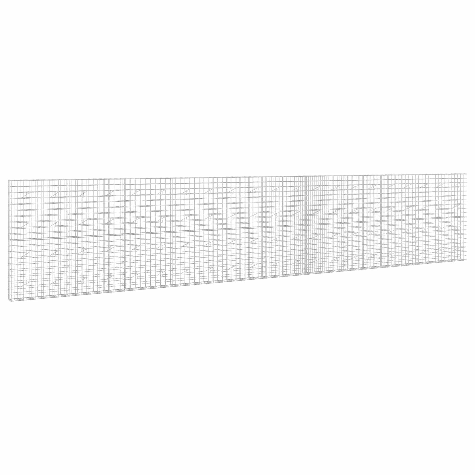 vidaXL Gabión s drôtom 5 mm a sieťou 10x10 cm 1050x20x200 cm